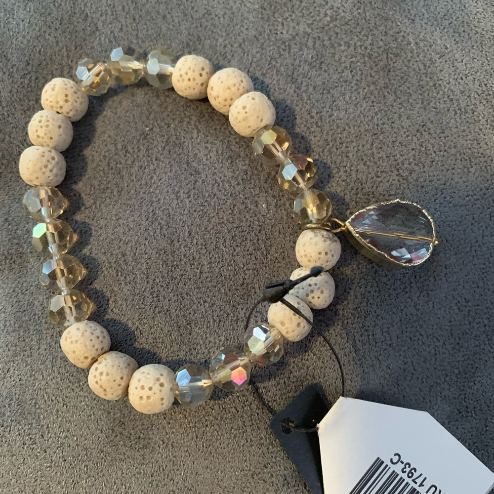 New stone and bead bracelet!